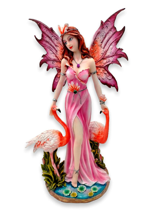 Elf Pinka con sus flamencos