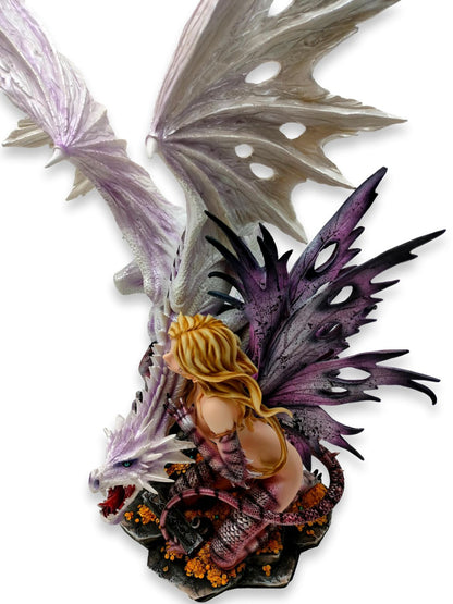 Elf Dragonia mit Drache