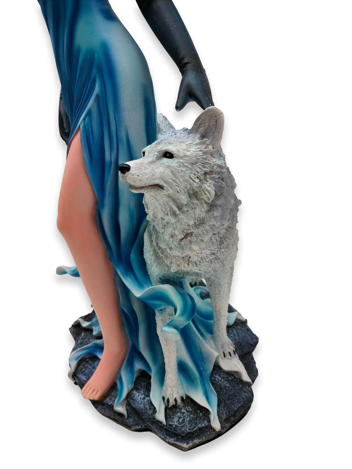Die Elfe Bluewolva mit ihrem Wolf