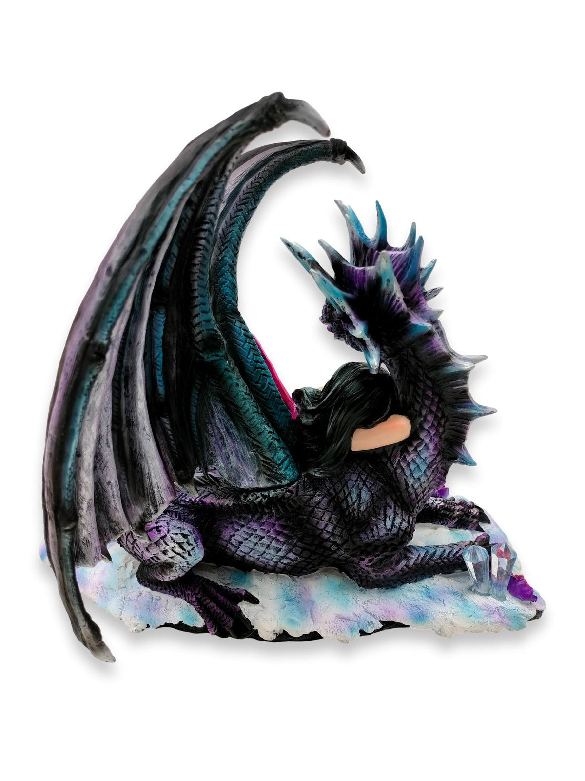 Elf Safia con il suo drago