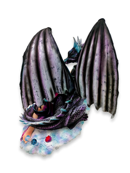 Elf Safia con il suo drago