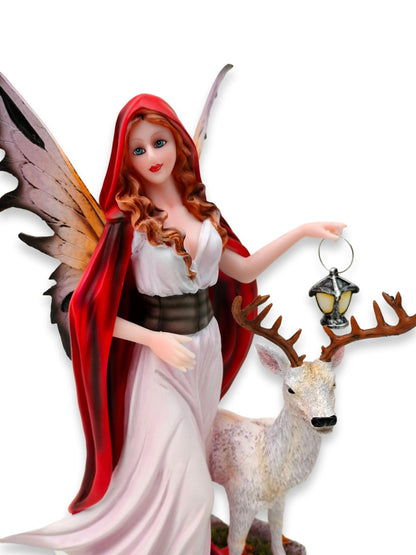 Elf met haar hert