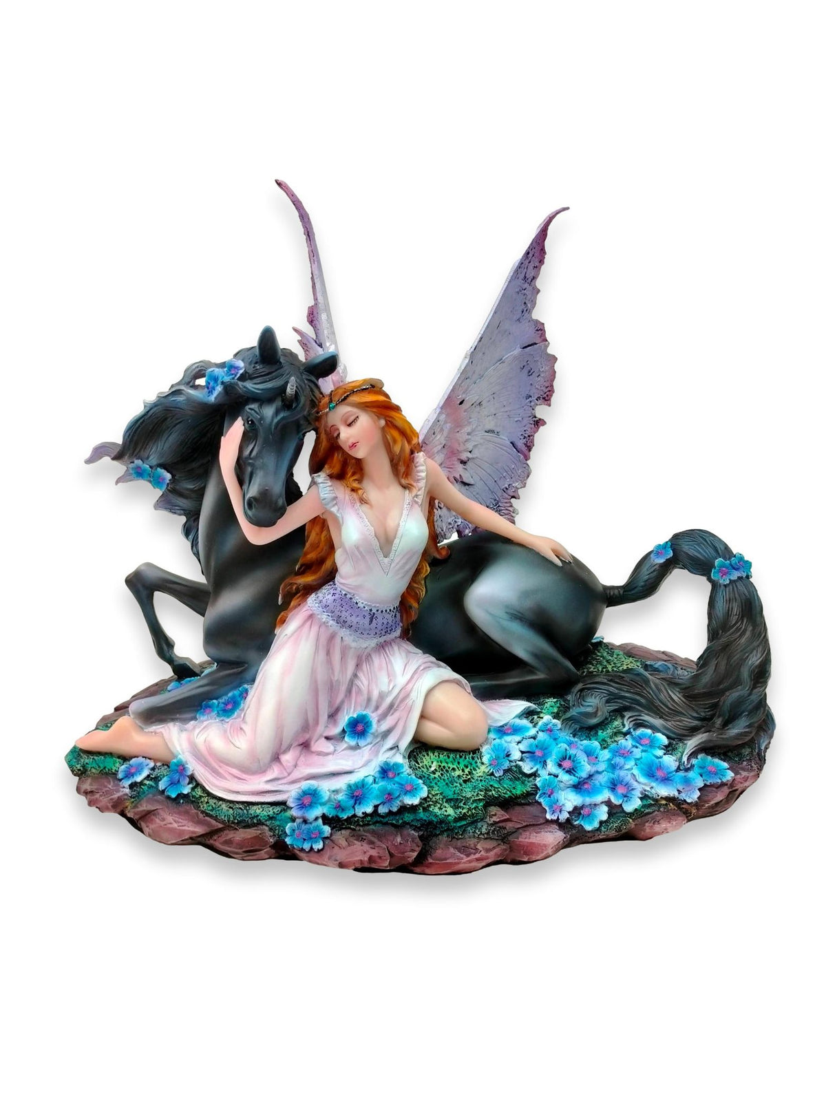 Undici seduti accanto al suo unicorno