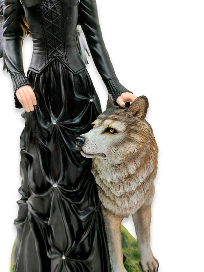 Elf Nouroupia et son loup