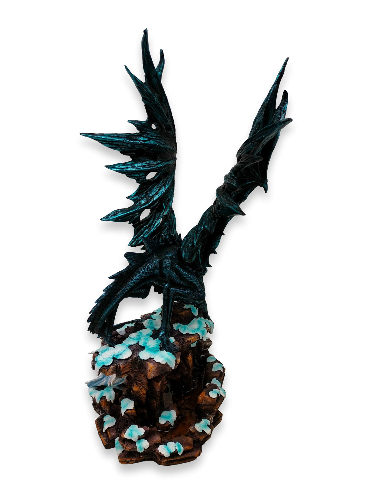 Dragon sauvage sur un rocher