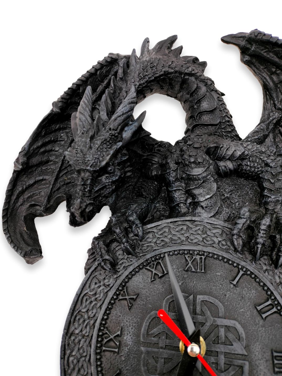 Reloj de pared - dragón negro