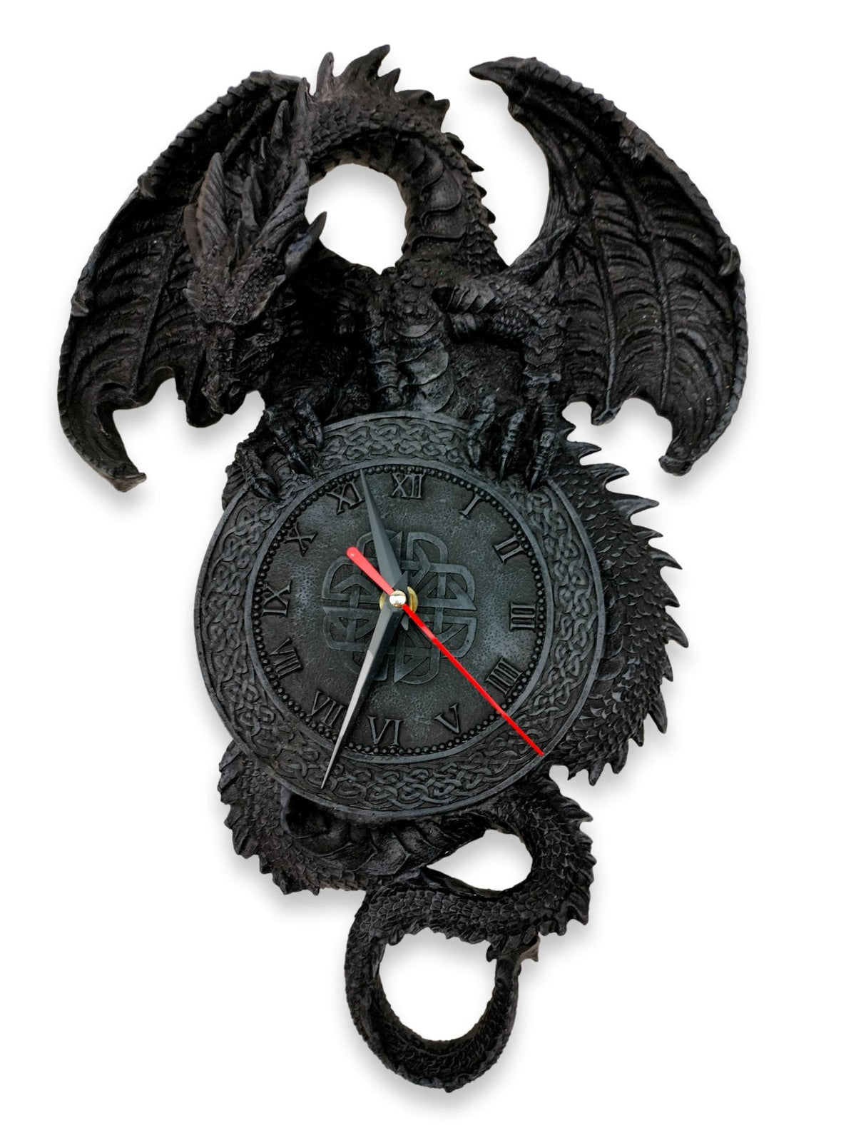 Reloj de pared - dragón negro