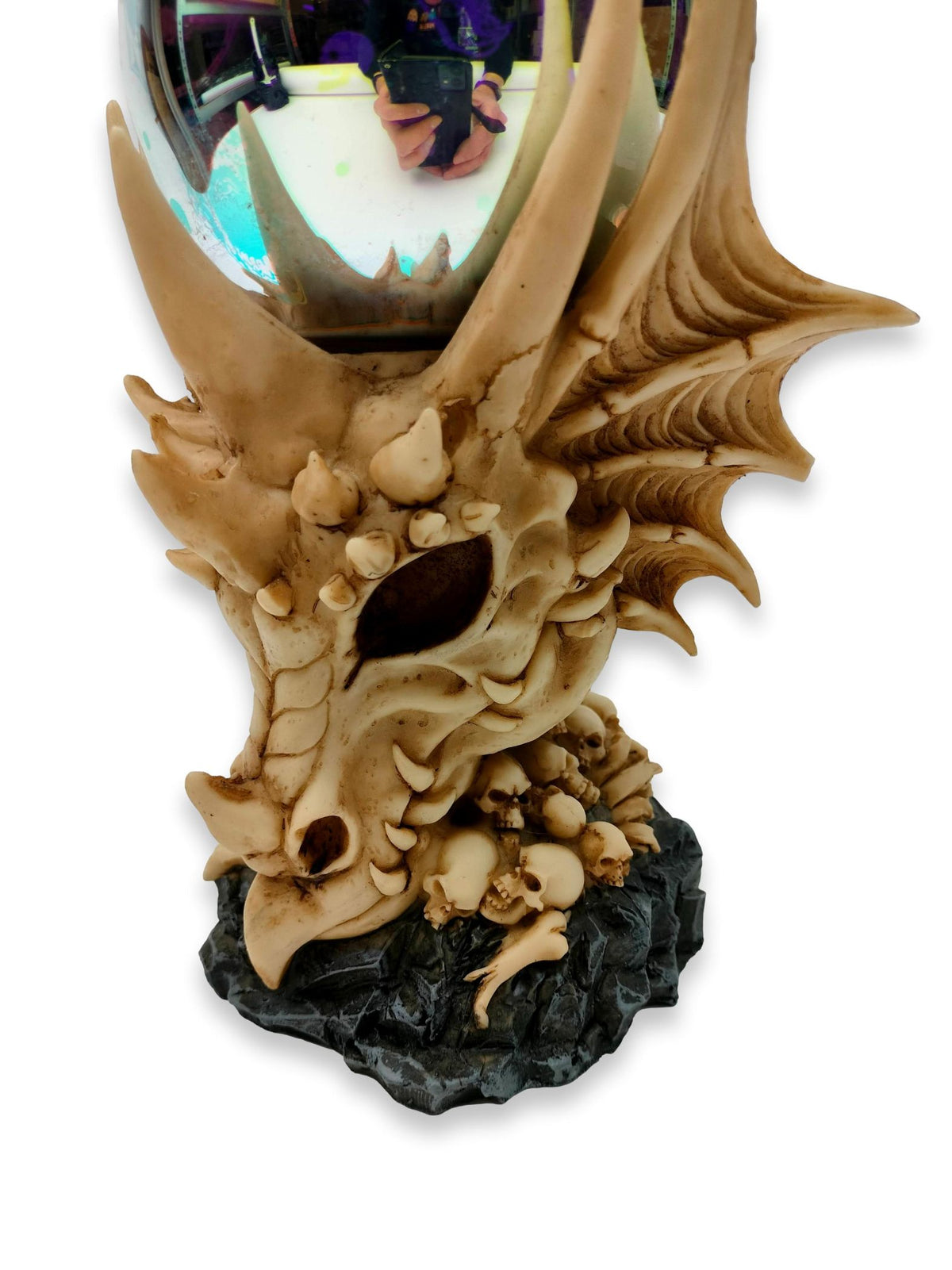 Bombilla LED con forma de cabeza de dragón