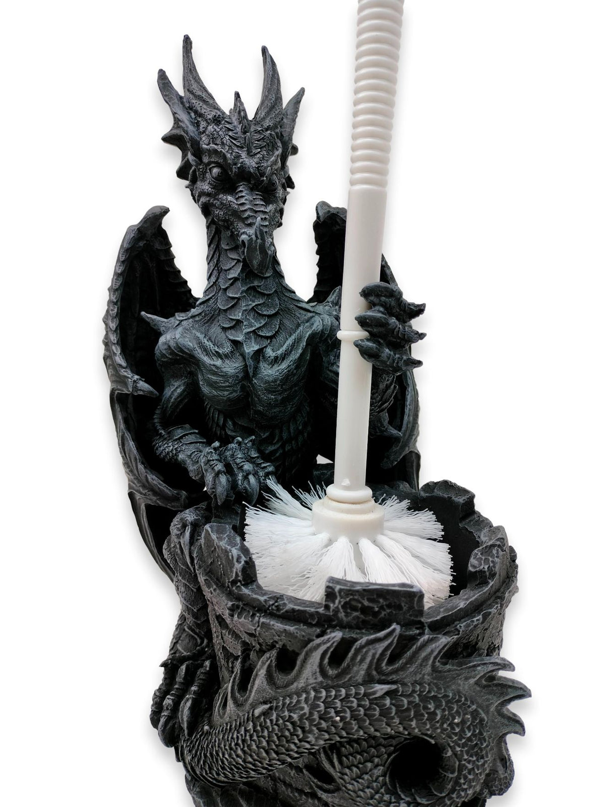 Black Dragon Toilet Brush Holder