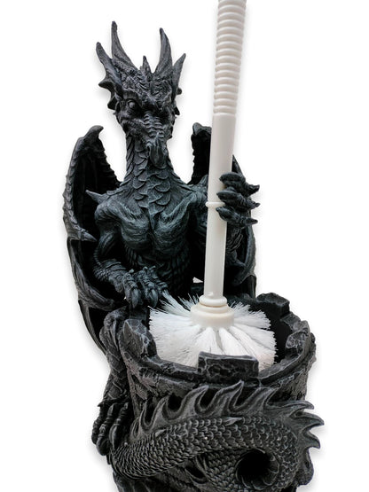 Black Dragon Toilet Brush Holder