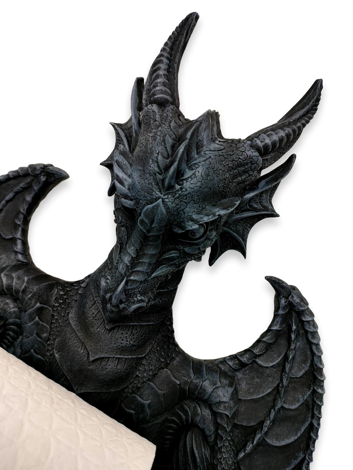 Soporte para rollos de papel higiénico «Dragones negros»