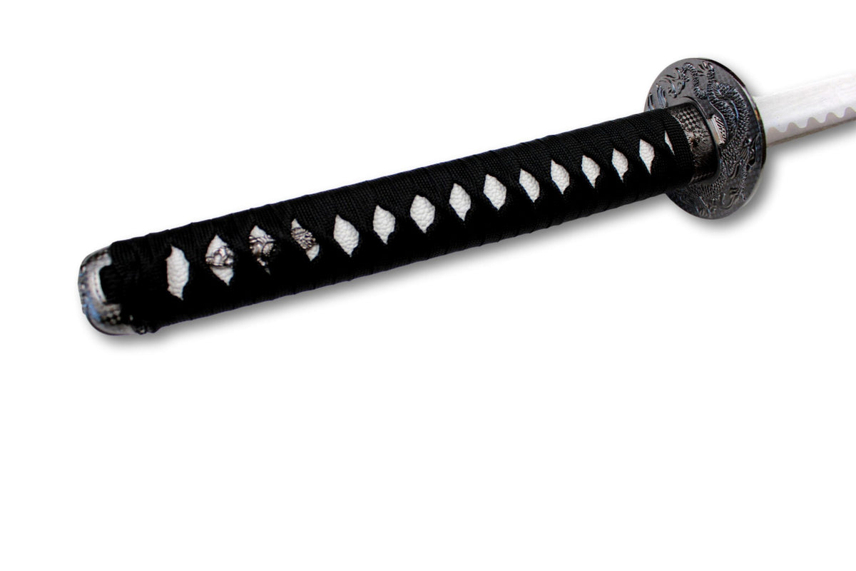 Last Samurai katana, gegraveerd.