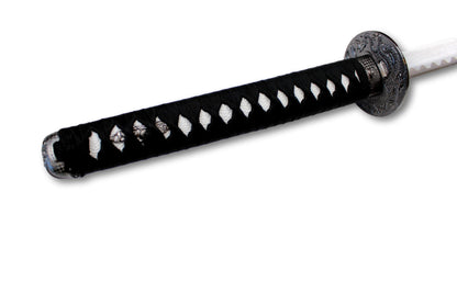 Last Samurai katana, gegraveerd.