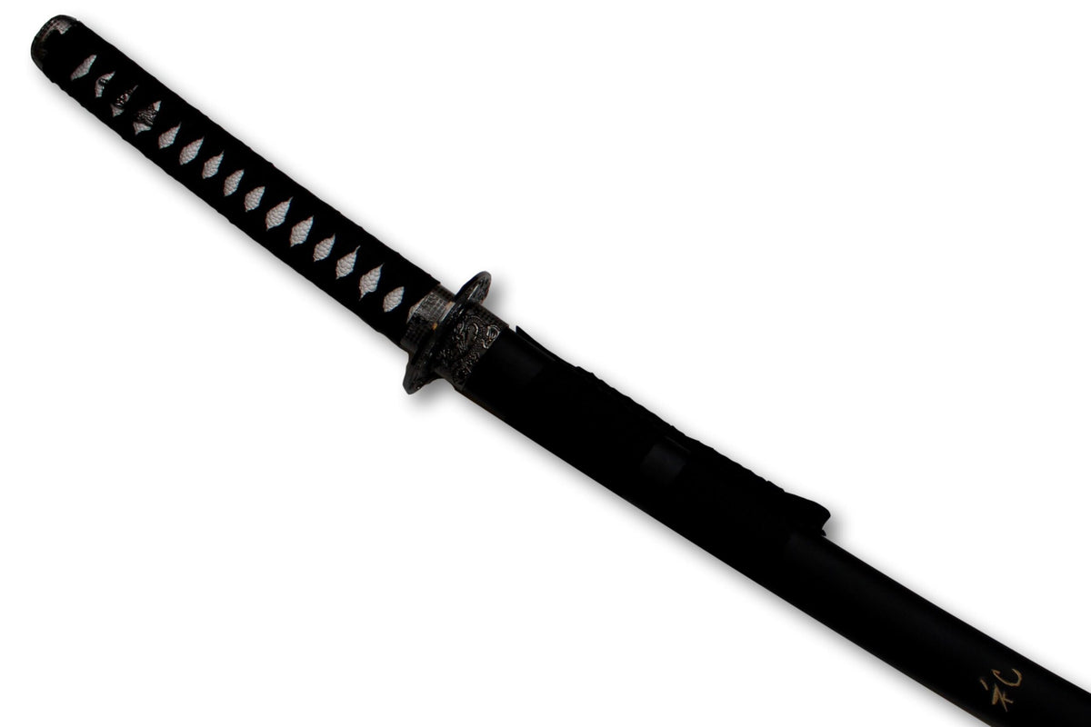 Last Samurai katana, gegraveerd.