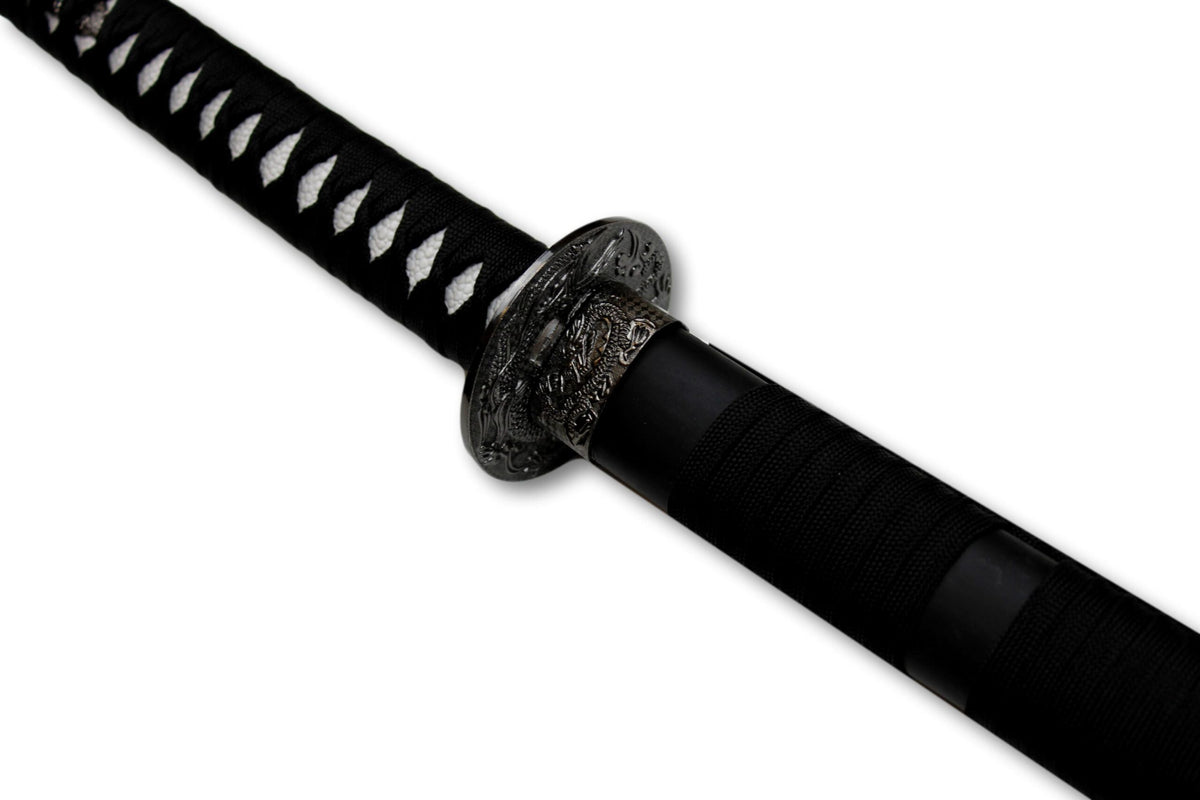 Last Samurai katana, gegraveerd.