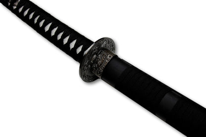 Last Samurai katana, gegraveerd.