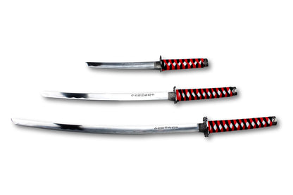 Ensemble de 3 sabres de samouraï Shibui