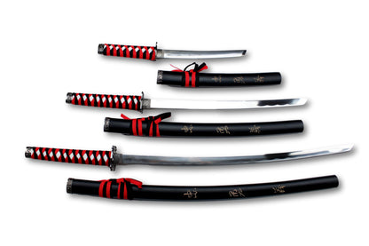 Ensemble de 3 sabres de samouraï Shibui