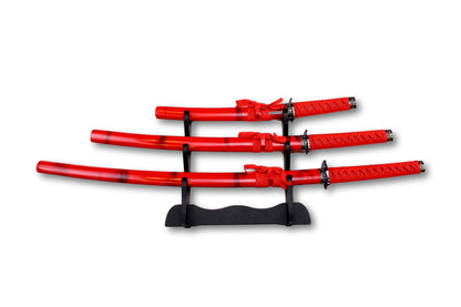 Ensemble de samouraï 3 pièces Red R300