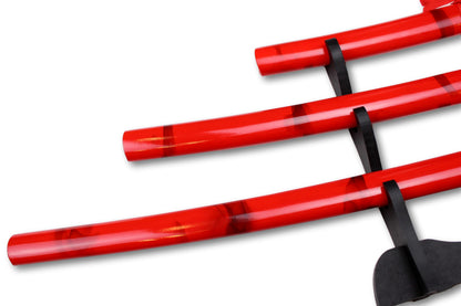 Ensemble de samouraï 3 pièces Red R300