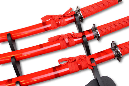 Ensemble de samouraï 3 pièces Red R300