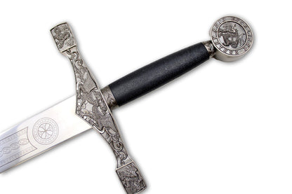 Excalibur – miecz króla Artura – z uchwytem ściennym