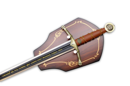 Schwert der Templer mit Wandhalterung