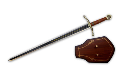 Schwert der Templer mit Wandhalterung