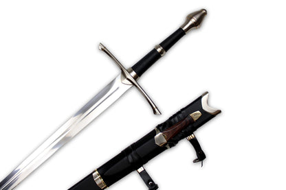 Władca Pierścieni: Miecz Aragorna Stridera, strażnika lasu, wraz z nożem, edycja II