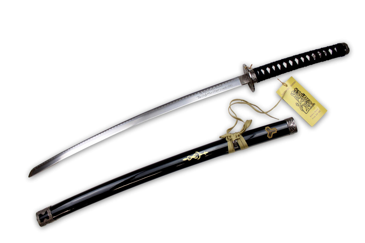 katana Kill Bill III - Spada di Budd - incisa