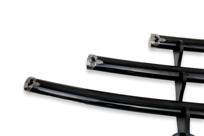 3-teiliges schwarzes Samurai-Set