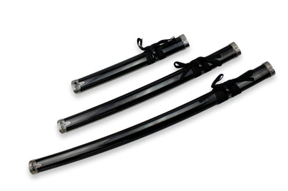 3-teiliges schwarzes Samurai-Set