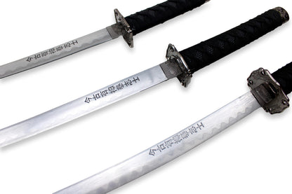 3-teiliges Samurai-Set „Dragon“ mit Gravur