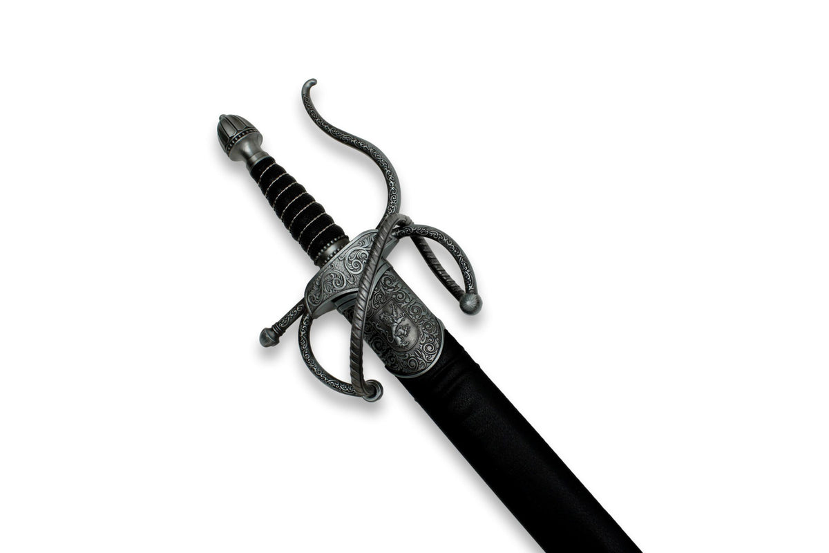 Épée ornée d'un motif de lions
