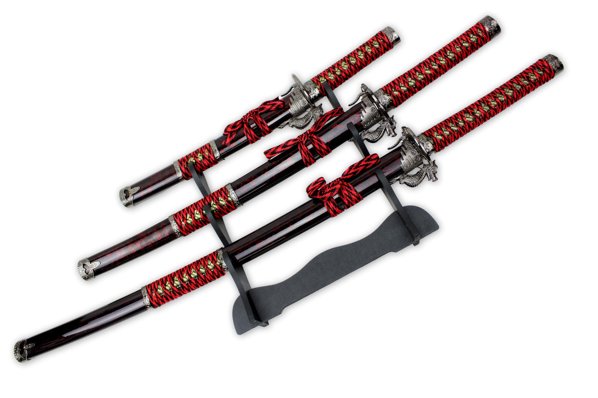 3-teiliges Samurai-Schwertset „Daisho“