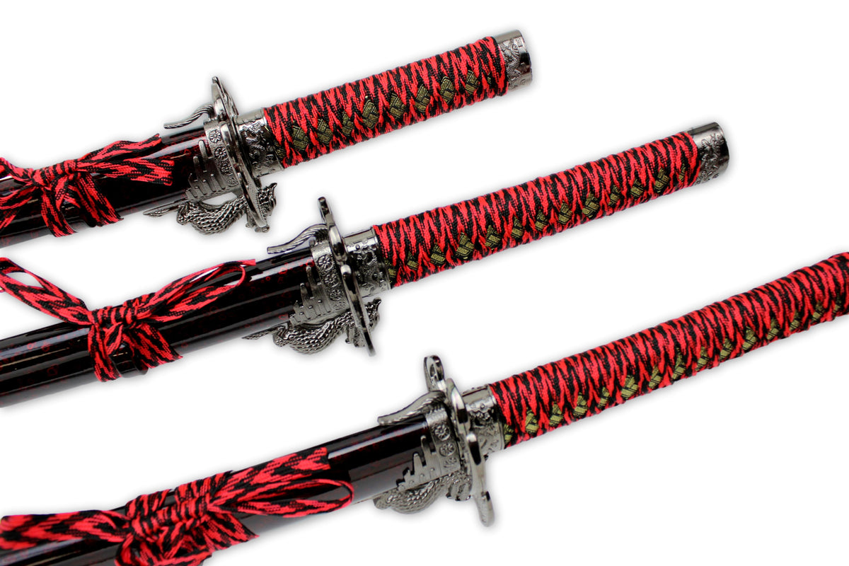 3-teiliges Samurai-Schwertset „Daisho“