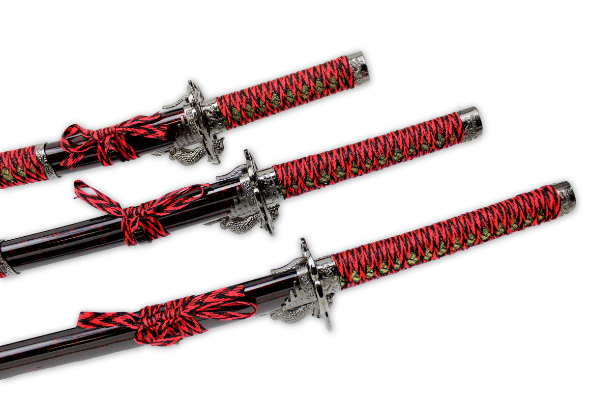 3-teiliges Samurai-Schwertset „Daisho“