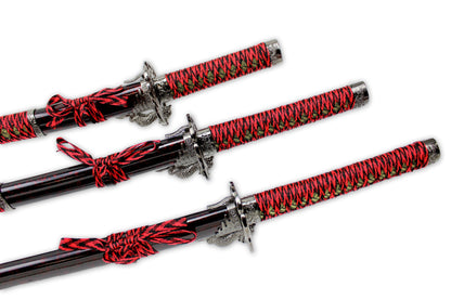 3-teiliges Samurai-Schwertset „Daisho“