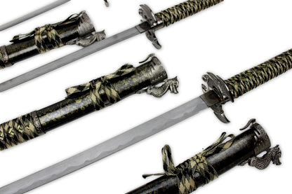 Juego de espadas samuráis Daisho de 3 piezas