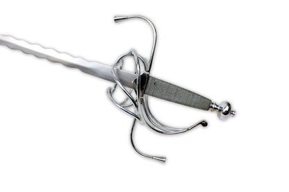 Rapier mit Flamberge oder Flammenklinge