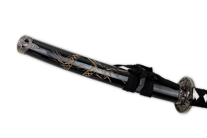 Spada da samurai Tanto con motivo a drago