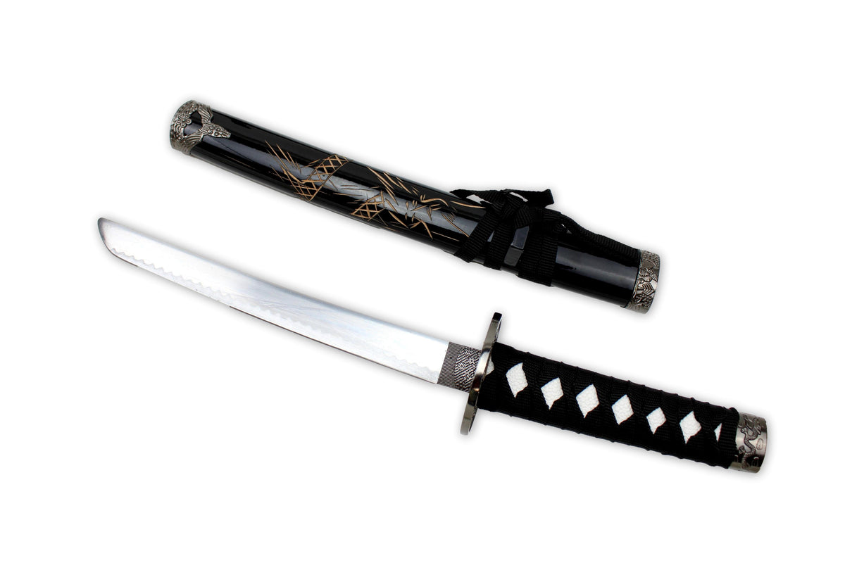 Spada da samurai Tanto con motivo a drago