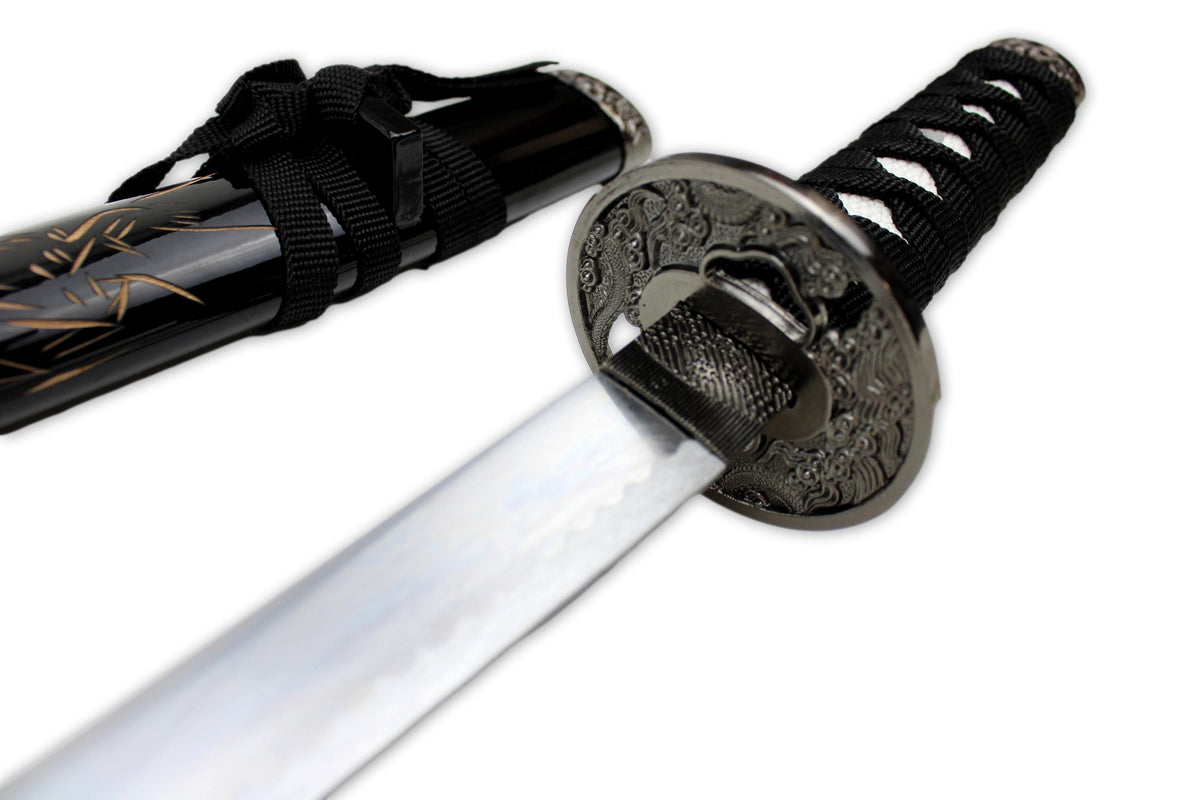 Spada da samurai Tanto con motivo a drago