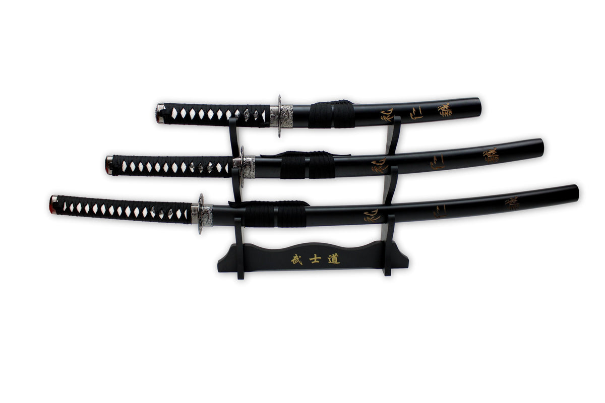 3-teiliges Set „Last Samurai“, graviert!