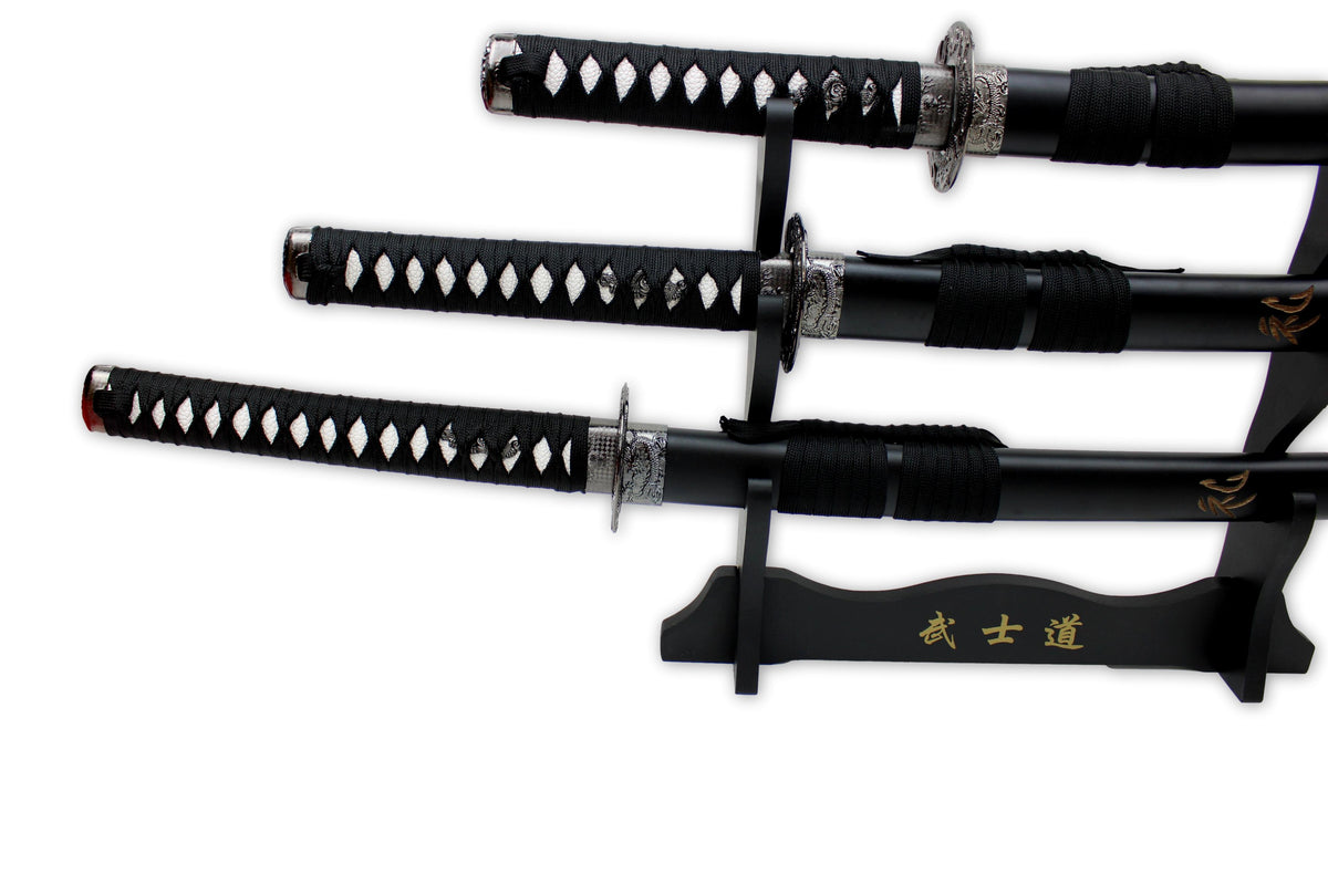 3-teiliges Set „Last Samurai“, graviert!
