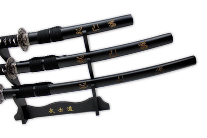 3-teiliges Set „Last Samurai“, graviert!