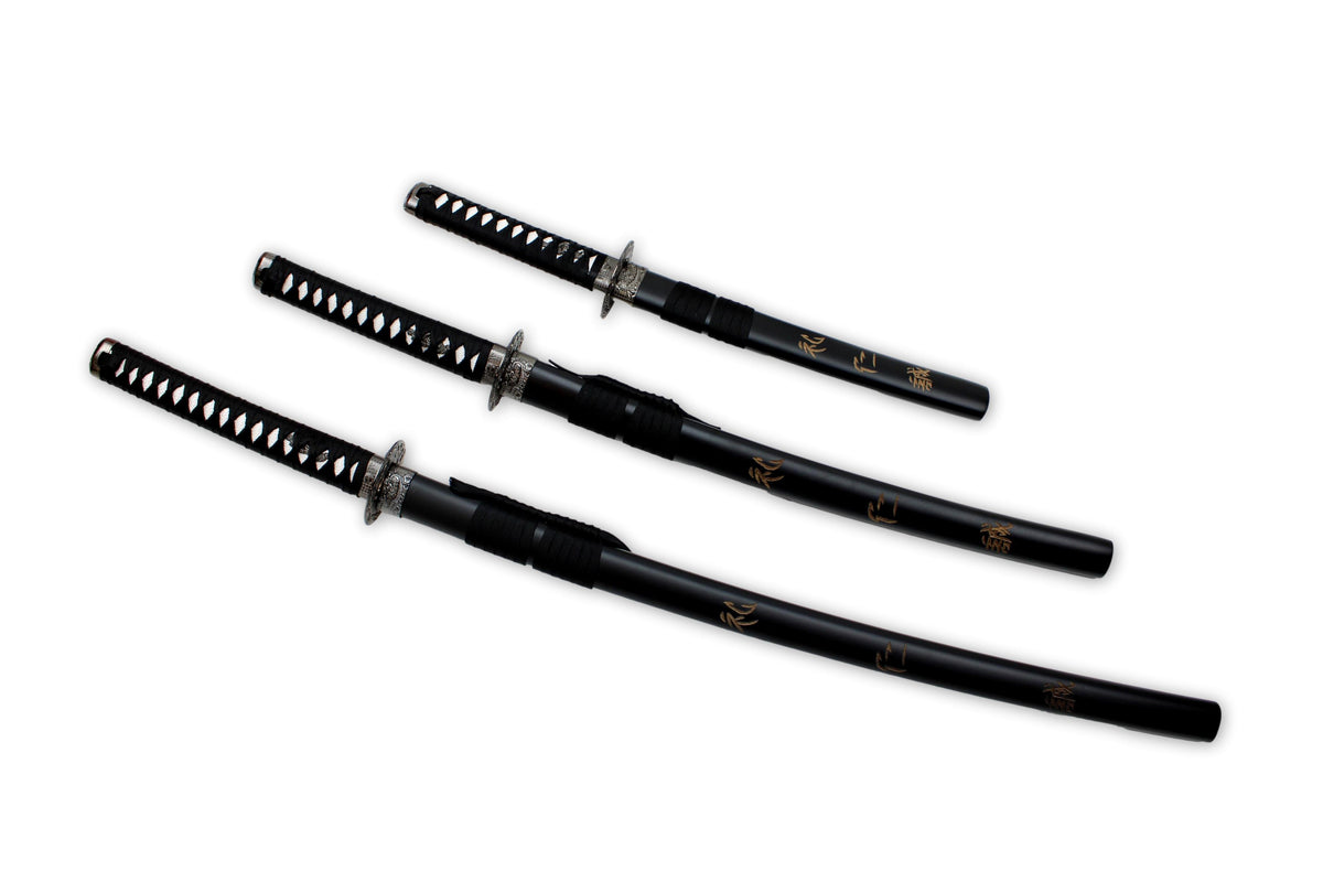 3-teiliges Set „Last Samurai“, graviert!