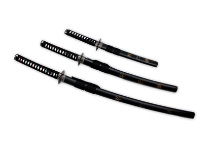 3-teiliges Set „Last Samurai“, graviert!