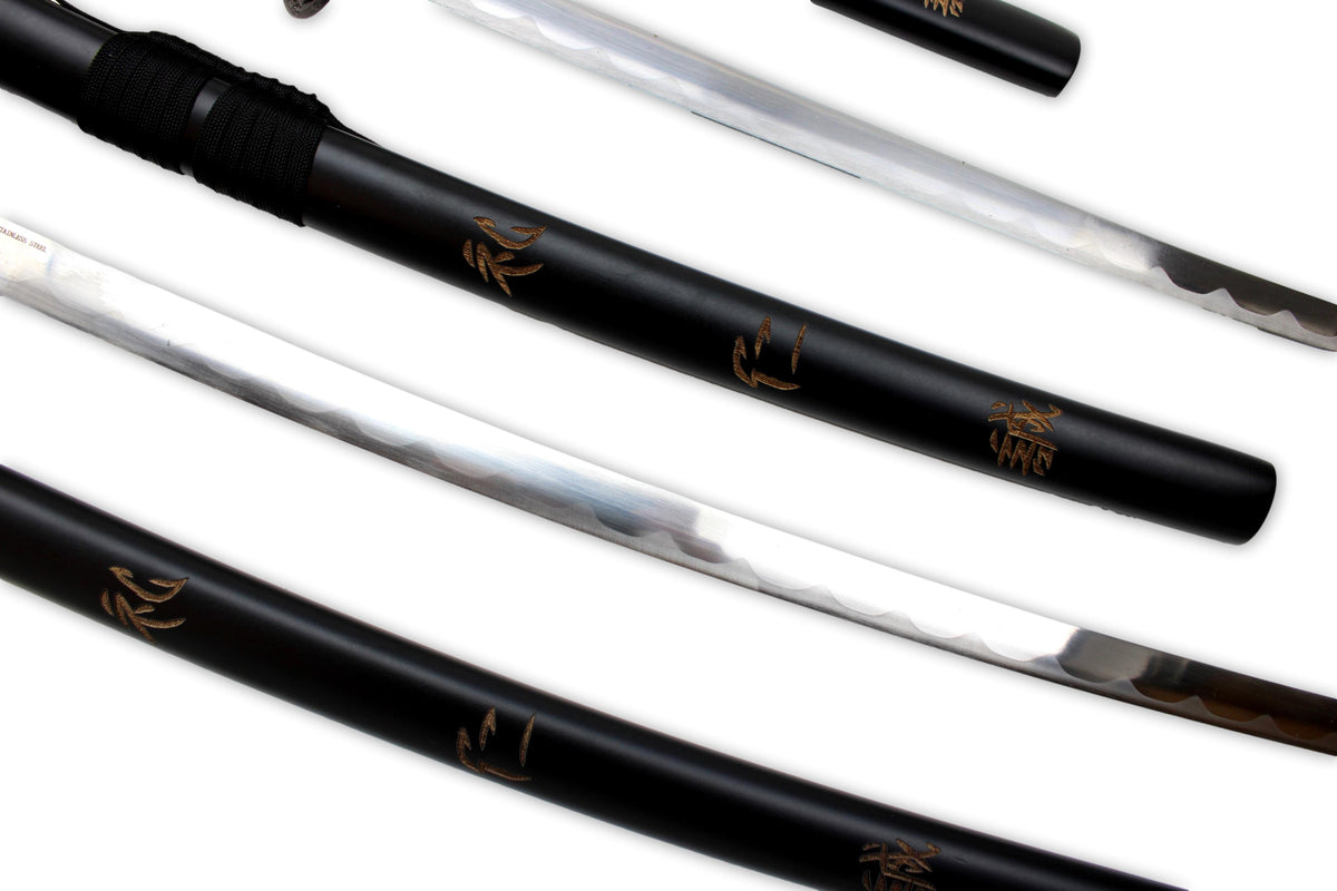3-teiliges Set „Last Samurai“, graviert!